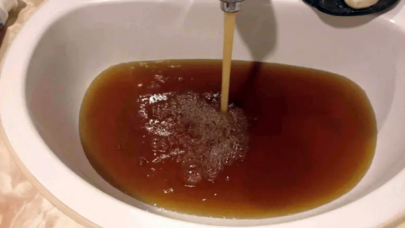 Brown Water Taps Discolouration