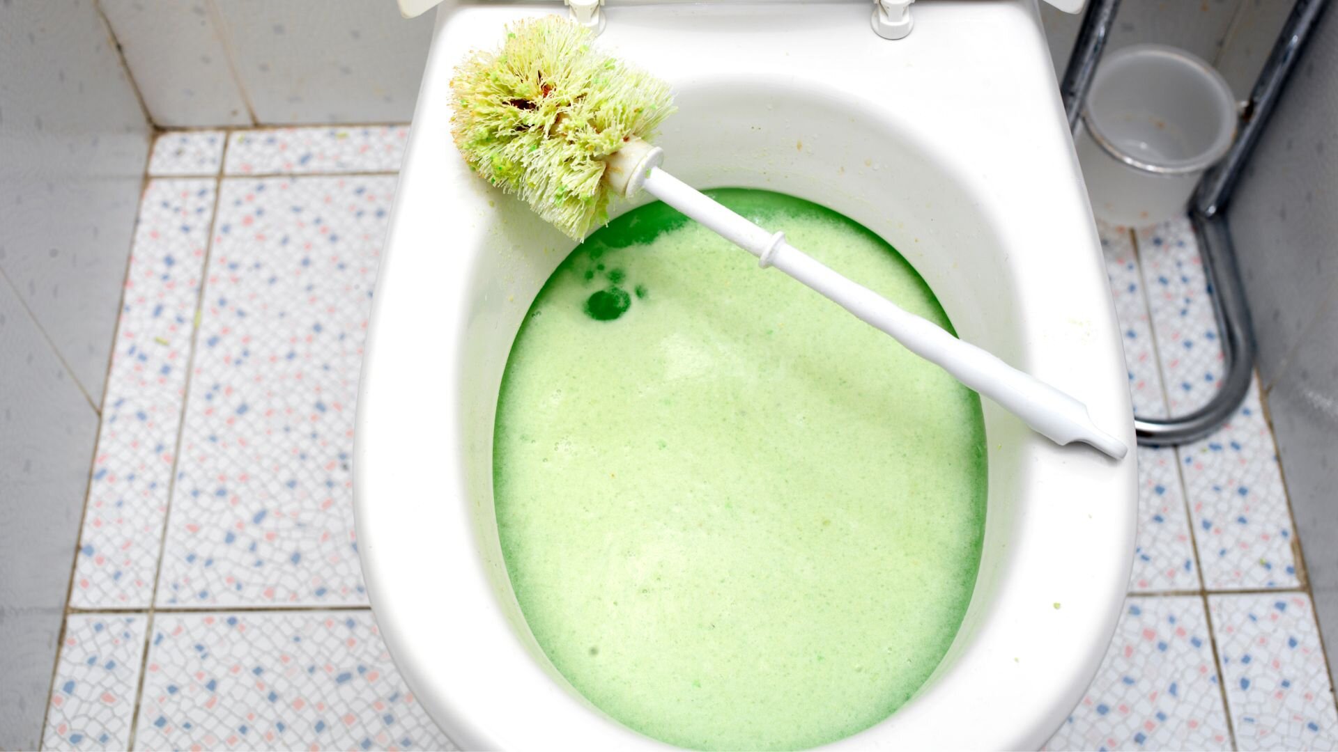 Blocked Toilet Green