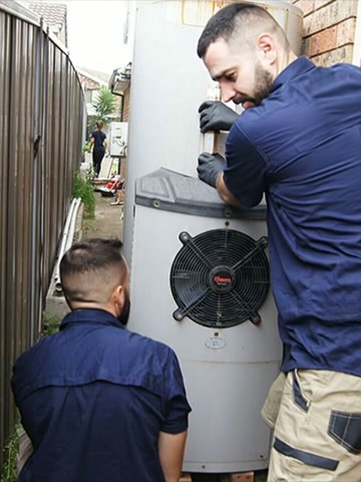 Hot water